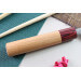 Couteau universel japonais artisanal Yoshimi Kato 12cm VG10 Nickel Damascus cerisier