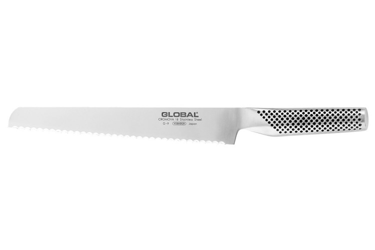 Couteau &agrave; pain Global G9 lame crant&eacute;e 22cm