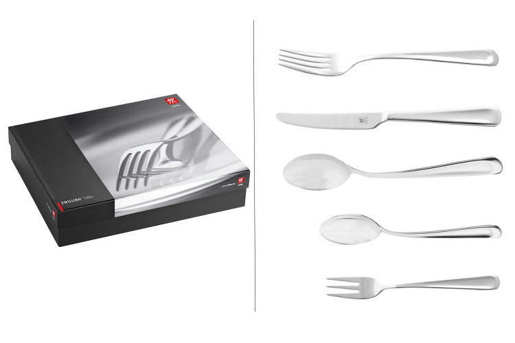 M&eacute;nag&egrave;re Zwilling Wakefield 30 couverts de table tout inox