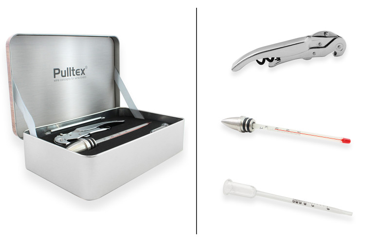 Coffret tire bouchon ClickCut 3 pi&egrave;ces Pulltex