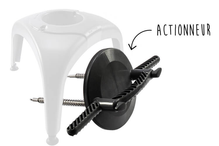 Matfer Prep Chef Actionneur sans support et accessoires