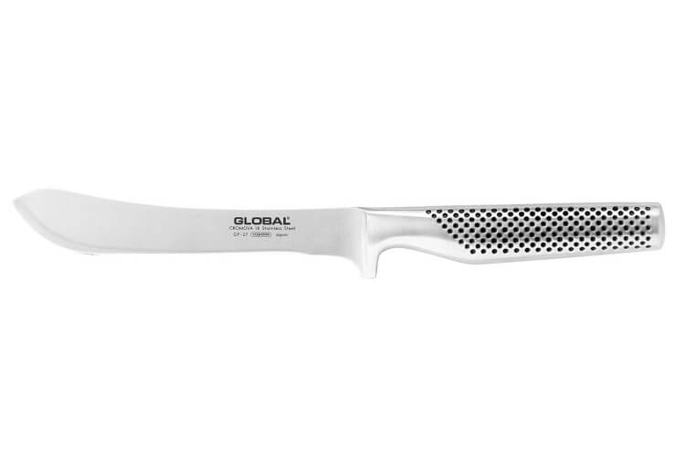 Couteau à dépouiller japonais Global GF27 acier inox 16,5cm