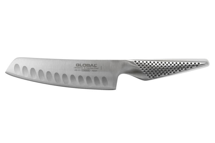 Couperet à légumes japonais Global GS91 lame alvéolée 14cm