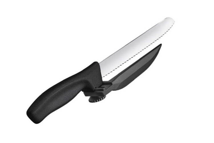 Couteau multifonction Victorinox Dux Swissclassic lame dentelée 21cm