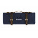 Mallette de cuisinier vide Wusaki denim et cuir - 8 places