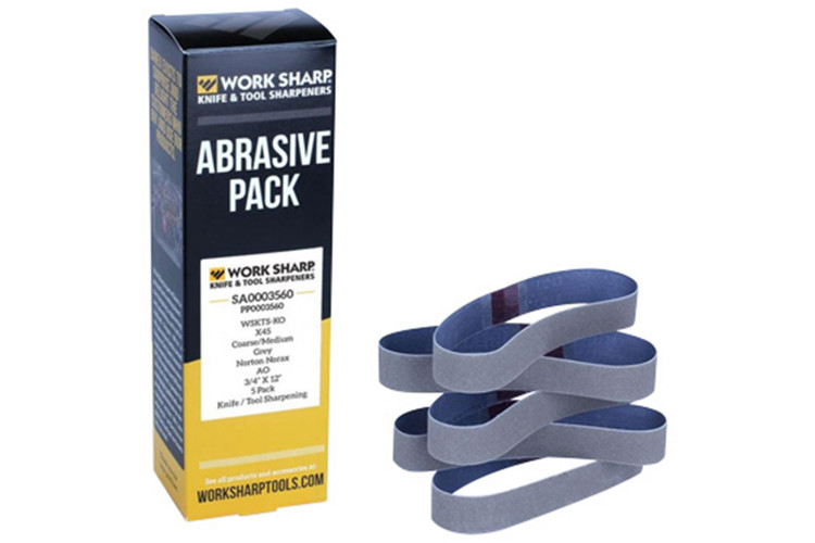5 courroies grain 400 pour aff&ucirc;teuse &eacute;lectrique Worksharp WSK1