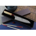 Couteau de chef japonais artisanal Yoshimi Kato 18cm VG10 Nickel Damascus cerisier
