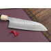 Couteau santoku japonais artisanal martelé Yu Kurosaki senko 16.5cm acier SG2