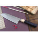 Couteau santoku japonais artisanal martelé Yu Kurosaki senko 16.5cm acier SG2