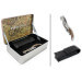 Coffret tire bouchon Pulltex + étui + boite de rangement Toledo bois de chêne