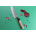 Couteau santoku japonais artisanal Wusaki Nakata BS2 16.5cm manche en noyer