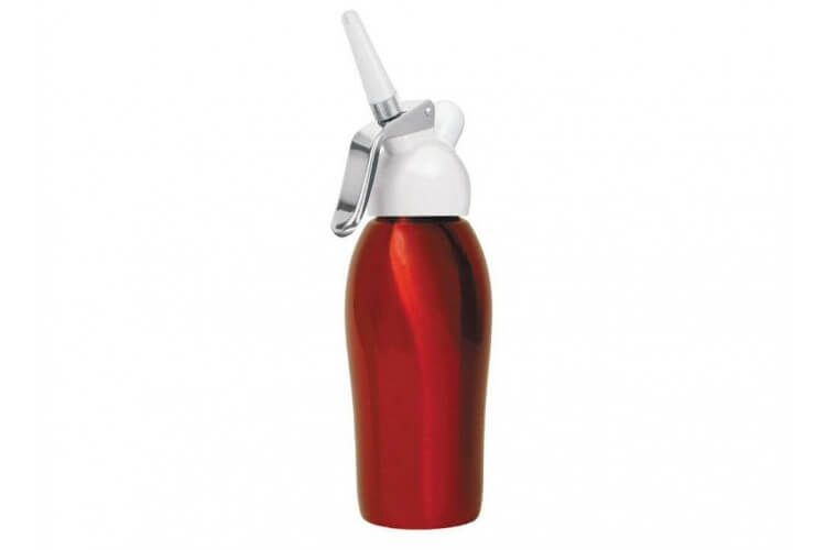 Siphon Liss à chantilly inox laqué rouge - 0.5l