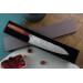 Couteau de chef japonais artisanal Yoshimi Kato 21cm SG2 Damascus