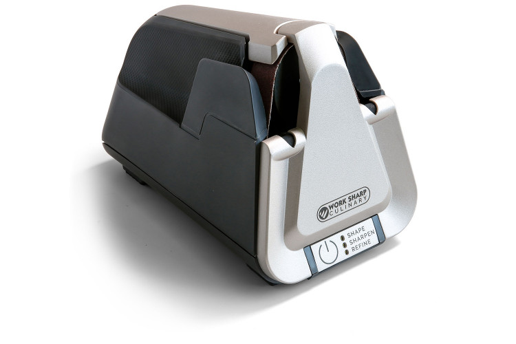 Aff&ucirc;teur &eacute;lectrique Worksharp Culinary E5 sp&eacute;cial couteaux de cuisine + fusil c&eacute;ramique