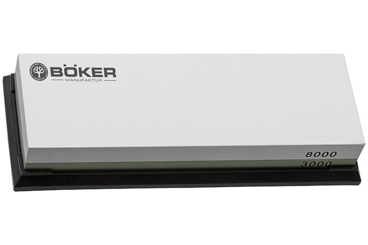 Pierre &agrave; aiguiser Boker double face 3000/8000 18x6x3cm