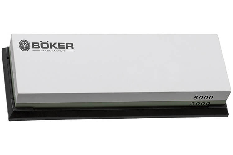 Pierre à aiguiser Boker double face 3000/8000 18x6x3cm