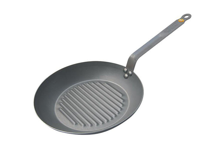 Po&ecirc;le grill ronde De Buyer Min&eacute;ral B Element en fer 26cm