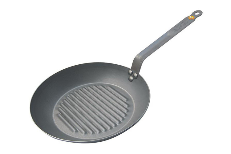 Po&ecirc;le grill ronde De Buyer Min&eacute;ral B Element en fer 32cm