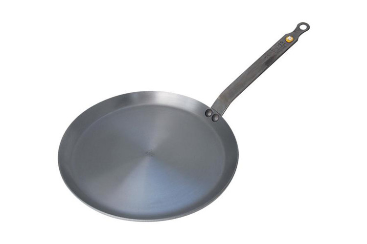 Po&ecirc;le &agrave; cr&ecirc;pes De Buyer Min&eacute;ral B Element en fer 26cm