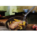 Poêle grill ronde De Buyer Minéral B Element en fer 32cm