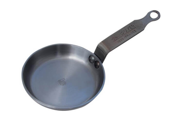 Poêle à blinis De Buyer Minéral B Element en fer 12cm