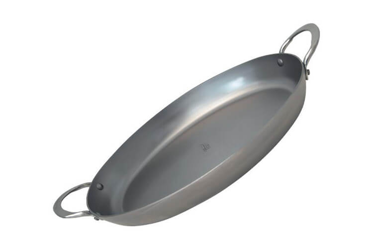 Plat à rôtir ovale De Buyer Minéral B Element en fer