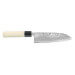 Couteau santoku japonais artisanal Wusaki Yoshi G3 honoki 16,5cm