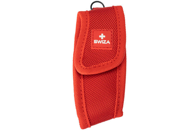 Étui rouge pour couteau multifonction SWIZA nylon