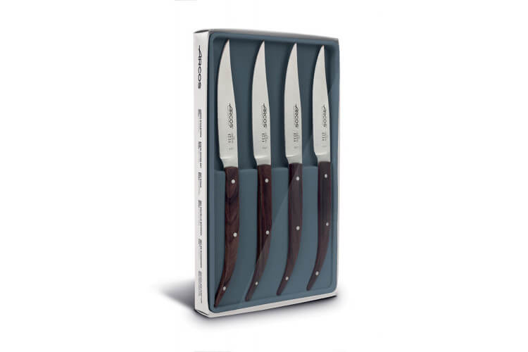 Coffret 4 couteaux à steak Arcos 1734 11cm manche palissandre
