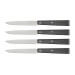 Coffret de 4 couteaux de table Opinel N°125 Pro lames micro dentées 11cm