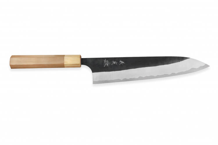 Couteau de chef japonais artisanal Yoshimi Kato AS Brut 21cm