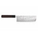 Couteau nakiri japonais artisanal Takeshi Saji R2 Damas 17cm