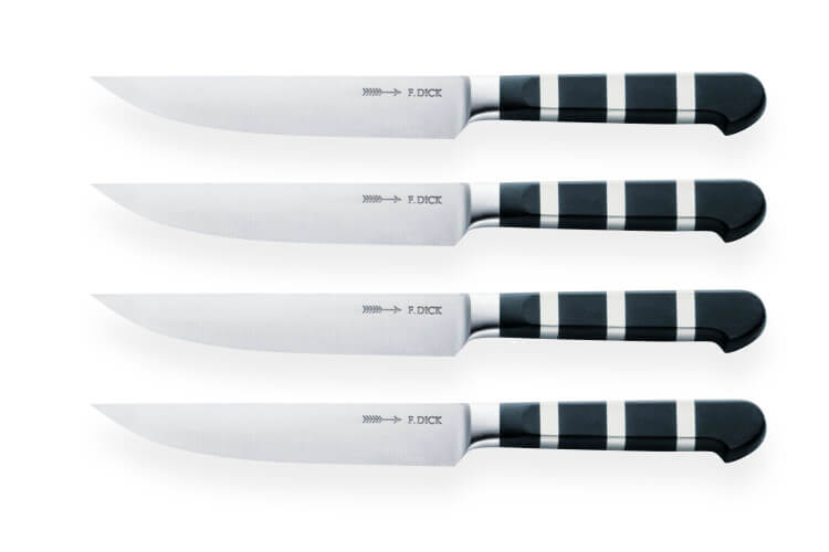 Set 4 couteaux à steak forgés DICK 1905 lame 12cm manche design