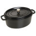 Cocotte STAUB ovale en fonte émaillée noir