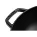 Wok en fonte Staub 30cm avec couvercle en verre + grille