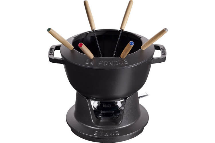Service à fondue en fonte STAUB 20cm 6 personnes