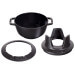 Service à fondue en fonte STAUB 20cm 6 personnes