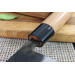 Couteau Kiritsuke japonais artisanal Moritaka Aogami 2 Steel carbone manche cerisier
