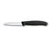 Couteau d'office Victorinox SwissClassic noir lame rabattue à dents 8cm