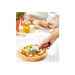 Roulette à pizza Triangle manche bois + coffret