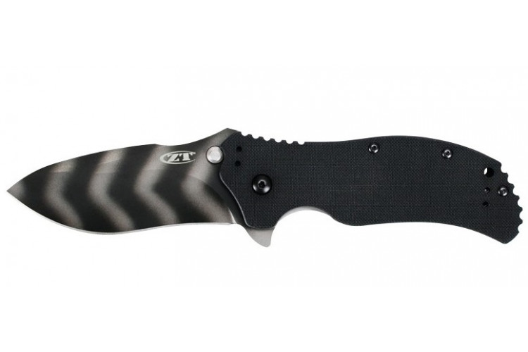 Couteau pliant Zero Tolerance ZT0350TS Tiger Strip manche G10 11,7cm