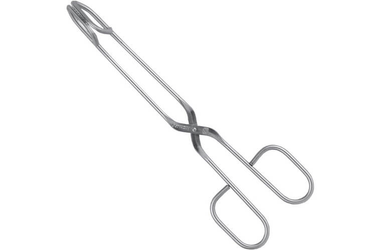 Pince à viande Triangle 24cm acier inox