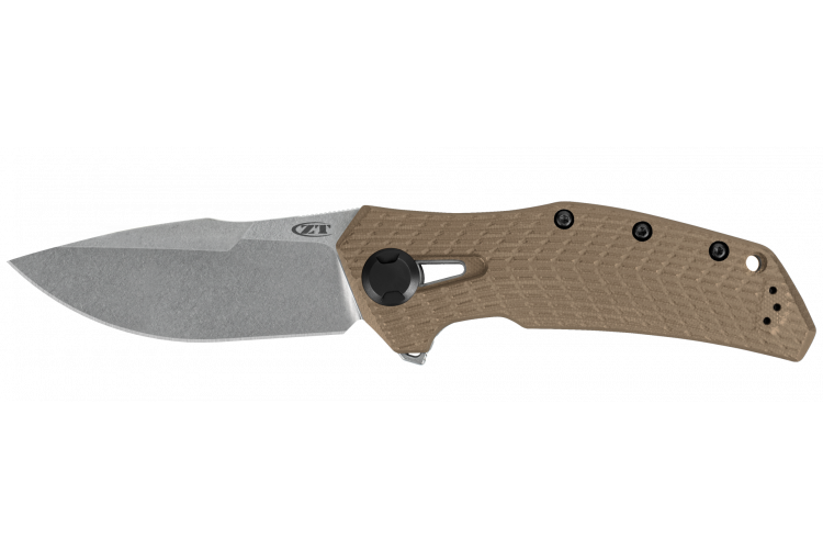Couteau pliant Zero Tolerance ZT0308 manche G10 titanium 13,2cm
