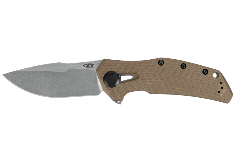 Couteau pliant Zero Tolerance ZT0308 manche G10 titanium 13,2cm