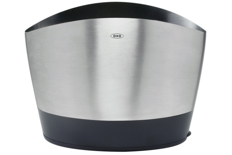 Pot &agrave; ustensiles en inox bross&eacute; OXO