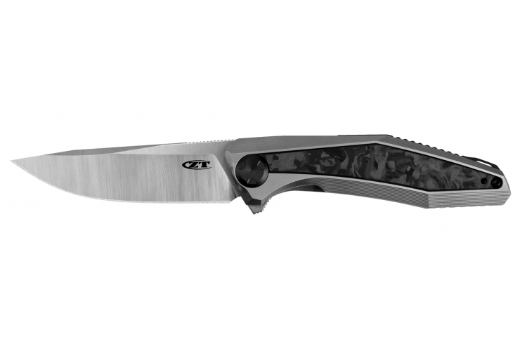 Couteau pliant Zero Tolerance ZT0470 manche titanium et fibre de carbone 11,2cm