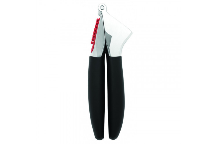 Presse-ail OXO avec brosse &agrave; picots int&eacute;gr&eacute;e