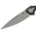 Couteau pliant Zero Tolerance ZT0707 manche fibre de carbone et titanium noir 11,7cm