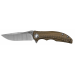 Couteau pliant Zero Tolerance ZT0609 manche titane anodisé bronze 10,8cm