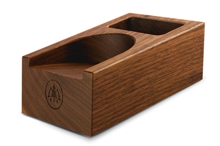 Socle de rangement pour aiguiseur HORL&reg; en noyer